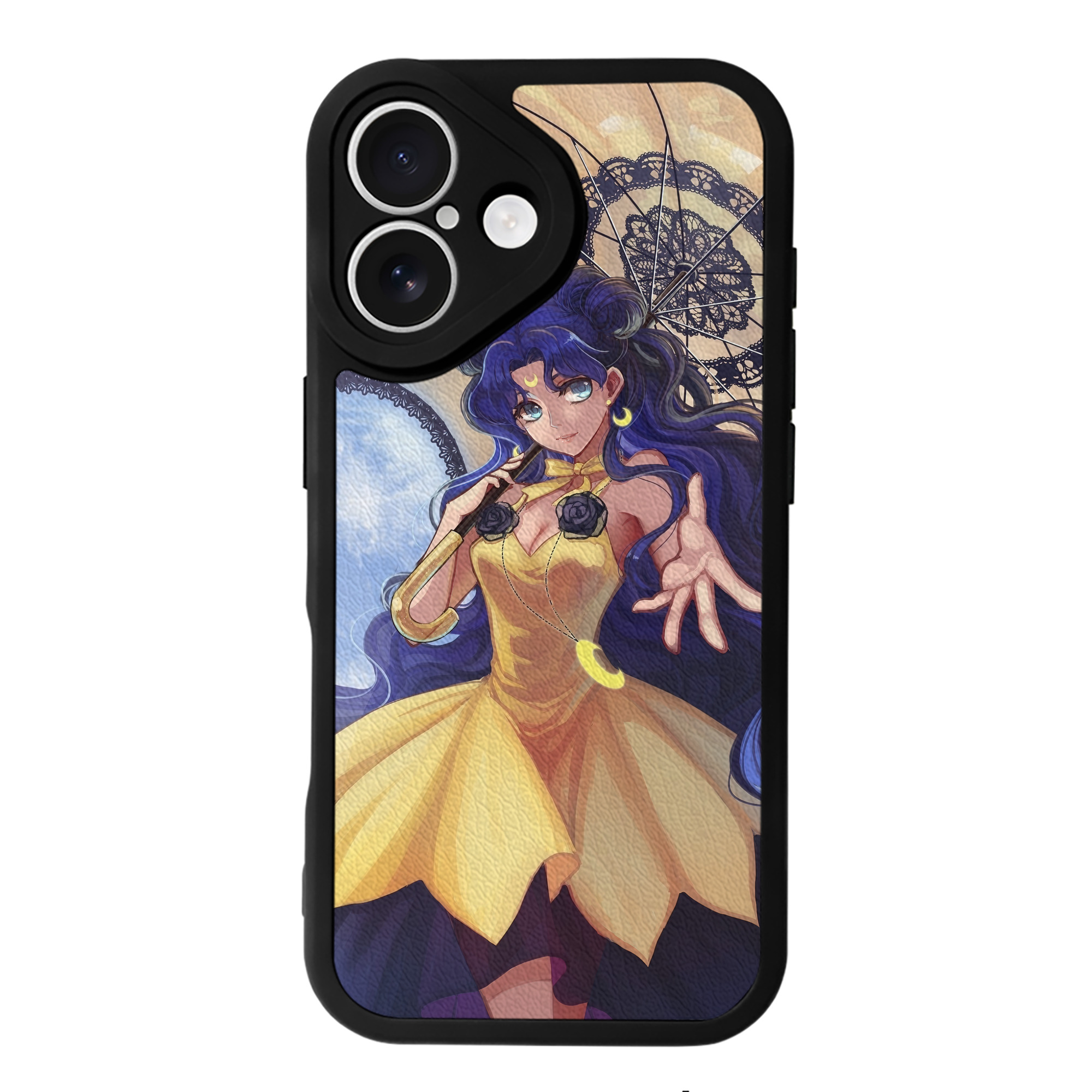 （画像用） 美少女戦士セーラームーン Sailor Moon 【iPhone 16シリーズ対応】シリコンスマホケース（レザー調） 材質：シリコン